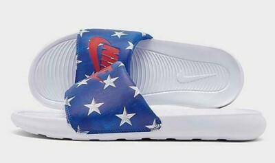 NIKE VICTORI ONE SLIDE PRINT GAME ROYAL / UNIVERSITY RED  display picture 1