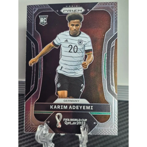 2022 Panini Prizm FIFA World Cup Qatar Karim Adeyemi Prizm Rookie RC Card #111