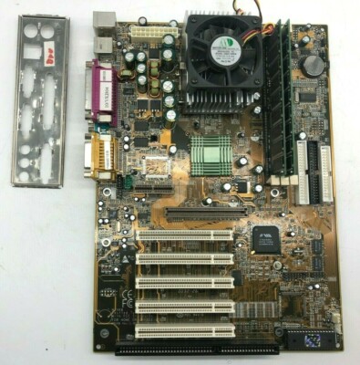 Bundle BIOSTAR M7VKB VER:1.0/ AMD Athlon 1100MHz/ 384MB(1x256+1x128MB)SDRAM#B200