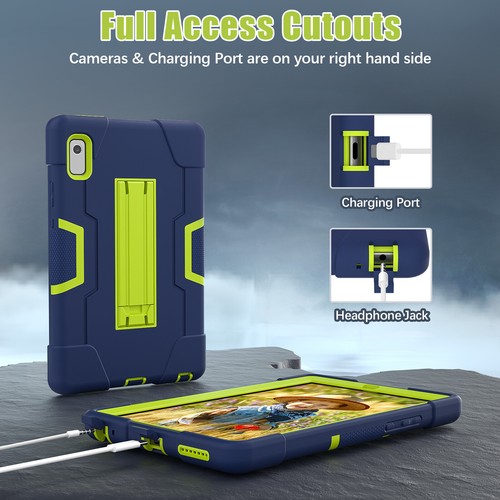 Per Lenovo Tab M9 M8 2023 Custodia Resistente Antiurto Resistente Cover con Cavalletto - Foto 64 di 88