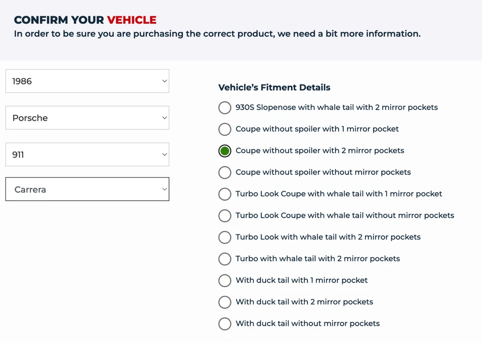 Porsche 911 930 76-89 sin alerón Covercraft WeatherShield HP rojo con protectores contra rayos Foto 4 de 4