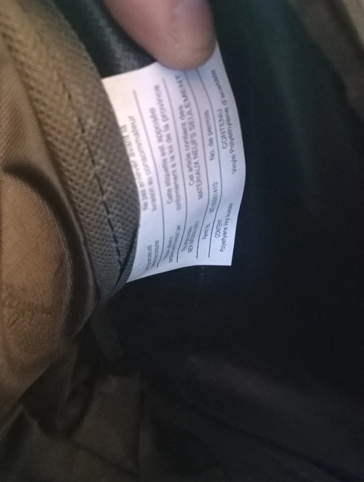 Olympia SRD 22 22" 8-Pocket U Shape Rolling Duffel Bag with Retractable Handle - Image 3 of 4