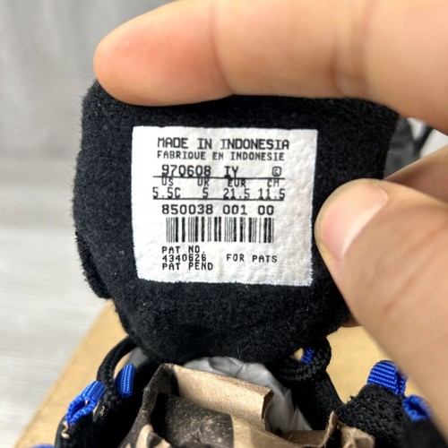 Vintage Nike Air Penny 3 Black Royal TD Sz 5.5C 850038-001 90s DS Original Retro - Bild 9 von 10