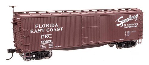Coche de carga Walthers 910-40180 HO FEC 40' de madera con doble envoltura listo para funcionar #20620 | Zustand: New
