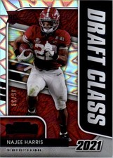 2021 Contenders Draft Picks Draft Class Blue Explosion #19 Najee Harris /39 FB