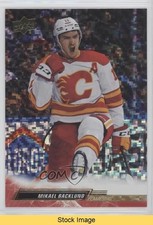 2022-23 Upper Deck Series 2 Speckled Rainbow Foil Mikael Backlund #278 READ 0rv9
