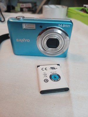 Sanyo VPC-E1500TP 14.0MP Digital Camera - Blue 86483078958| eBay