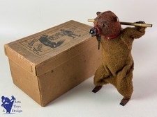 JOUET ANCIEN FERNAND MARTIN REF 193  1ER TYPE L'OURS MARTIN BRUN 1903 20CM BOITE