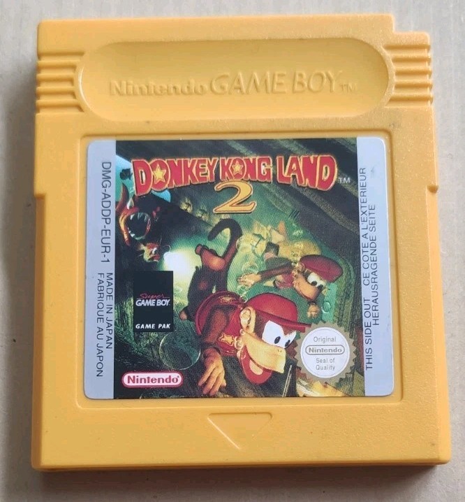 DONKEY KONG LAND 2 Jeu Nintendo Game Boy EUR-1 en loose