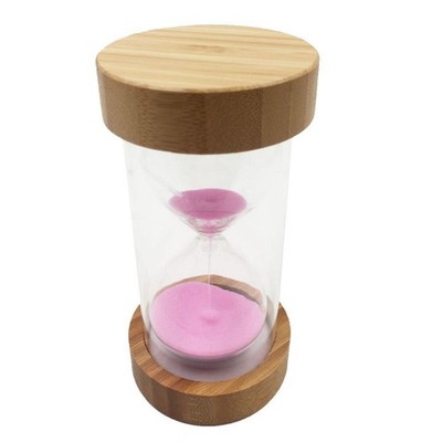 5/20/30 Minuten Bambusrahmen Sanduhr Sanduhr Wohndeko