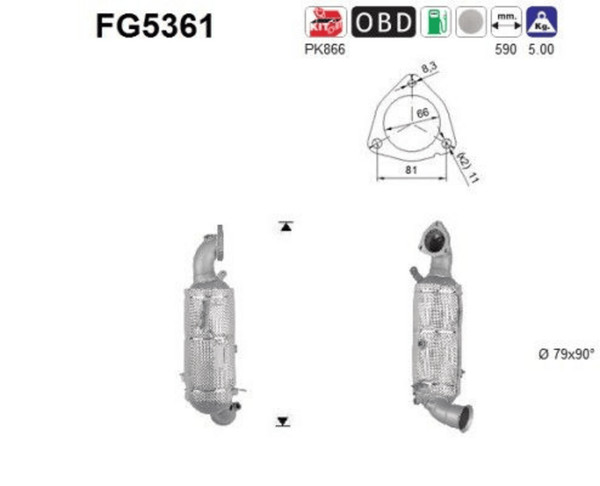 Ruß Partikelfilter Abgasanlage FüR CitroËN Opel Peugeot DS C5 Aircross X Grand-image