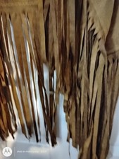Brown Fringe Suede Vest