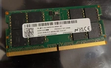 Micron 32GB DDR5 SODIMM MTC16C2085S1SC48BA1 MTC16C2085S1SC48B Laptop Memory RAM