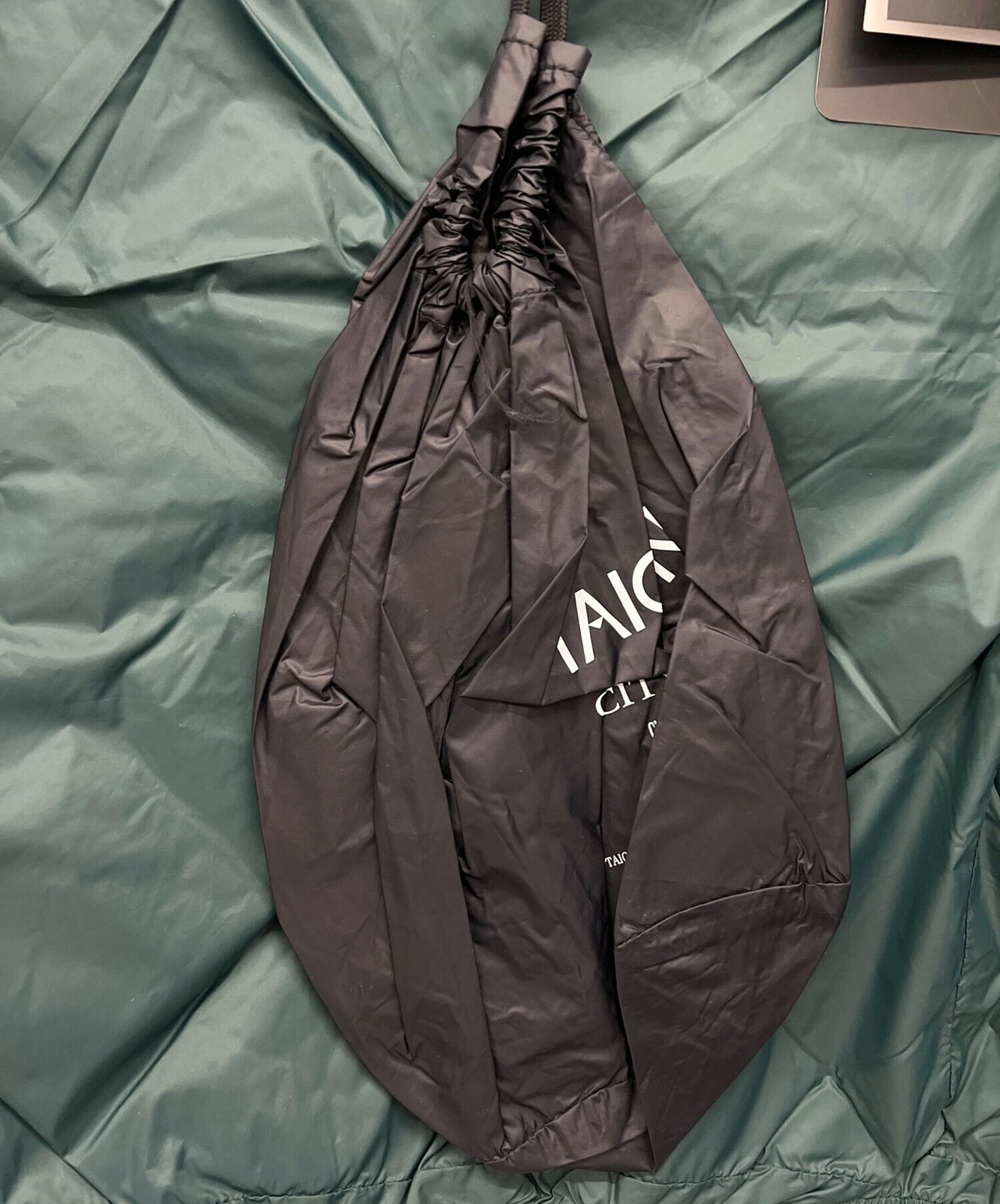 TAION Down Jacket Men's Size S Green Excellent image 9