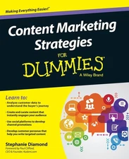 Content Marketing Strategies For Dummies - paperback Diamond, Stephanie|Clif...