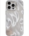 🔥 Srebrne etui ochronne z nadrukiem zwierzęcym do iPhone 11 – FYLPRYBHD Stylowe etui!