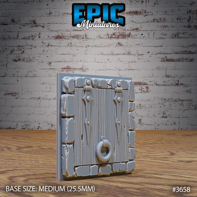 D&D Miniature - Mimic Trapdoor v1 - 3D Model Print DnD RPG Figur Druck