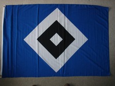 HSV Fahne  Flagge  Neu ca.80  x 120 cm mit 2 Ösen Hissfahne