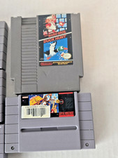 VINTAGE SUPER NINTENDO MARIO / NINTENDO 64 / VTG DUCK HUNT UNTESTED LOT LL