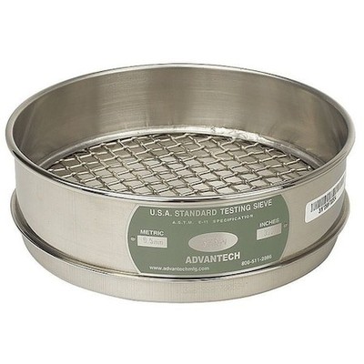 Advantech 1.00''Ss8f Sieve, 1.00'', S/S, 8 In, Full Ht