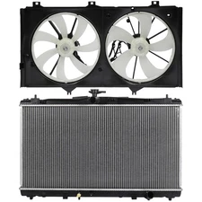 12V Electric Radiator Cooling Fan Kit For 2013-2015 Toyota Avalon 2016-2018