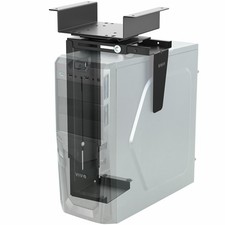 Adjustable Under Desk and Wall 3.5 to 7.8 inch Wide Office PC Mount, Computer...