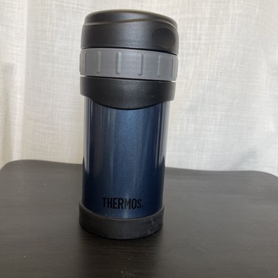 Thermos 16oz Insulated Food Jar with Folding Spoon, Stainless Steel