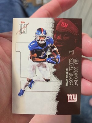 2025 Topps Signature Class Malik Nabers #40 Base Card