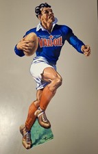 Ancienne Plaque Tôle Publicitaire Pin Up Bidon Huile