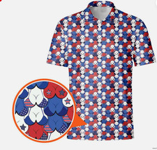 Funny Golf Polo Shirt Quick Dry Short Sleeve Shirts For Men