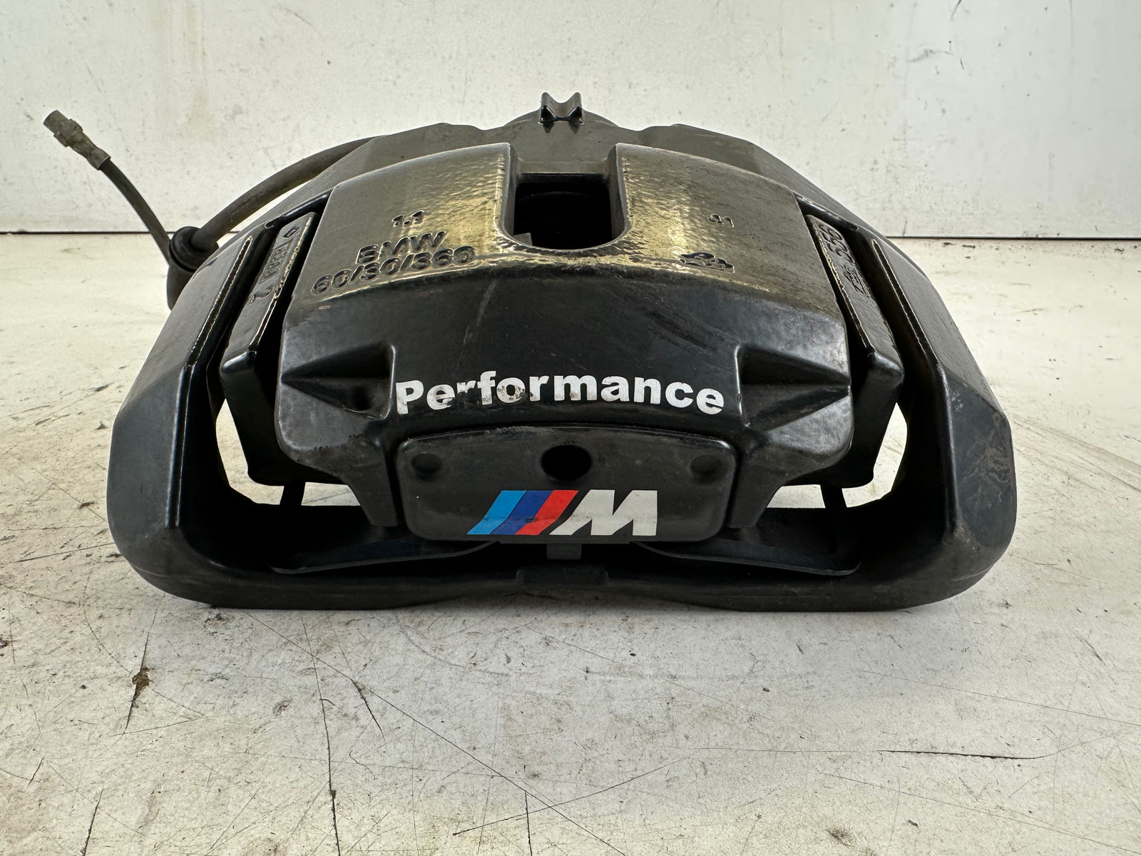 BMW M3 Left Front Brake Caliper Black E92 08-13 OEM E90 E93