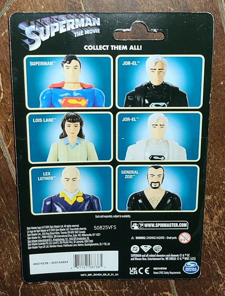 Figura DC Superman La Película (2025) JOR-EL (Traje Negro) 4" con Accesorio #20154054 Foto 2 de 2