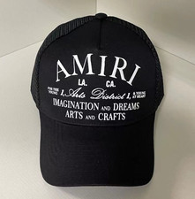 Black AMIRI men's and women's baseball caps, sports ball caps, truck driver caps