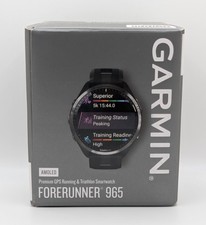 Garmin Forerunner 965 47mm GPS Smartwatch Black, Good Condition . 757
