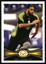 2012 Topps #401 Mike Adams RC Pittsburgh Steelers