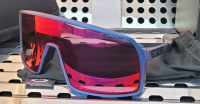 New Oakley SUTRO 9406-C137 Sunglasses Matte Cyan-Blue Color Shift w/Prizm Road