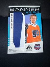 2025-26 SP GAME USED HOCKEY BANNER YEAR CUTTER GAUTHIER FLYERS