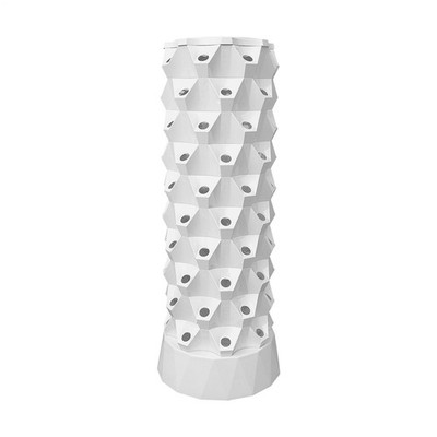 Vertical Hydroponic System Tower Garden Aeroponics Home Grow Kit 10 Layer 80Pots