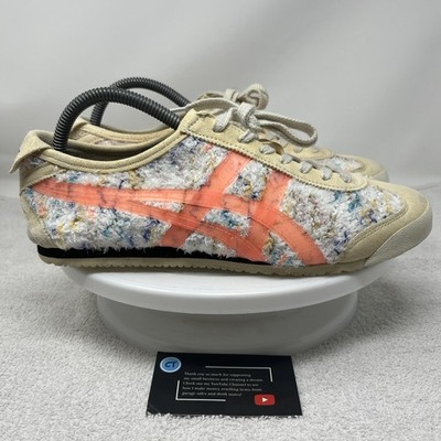 Onitsuka Tiger Mexico 66 Cream Sun Coral Sneakers 1183B689-100 Men s Size 8