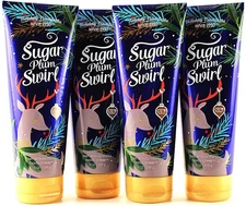QTY 4 - Bath & Body Works SUGAR PLUM SWIRL Body Cream Lotion 8oz