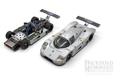 '89 Sauber Mercedes (1:18) "LeMans 24" (Unsealed) Diecast/Chassis (2) Set, Exoto