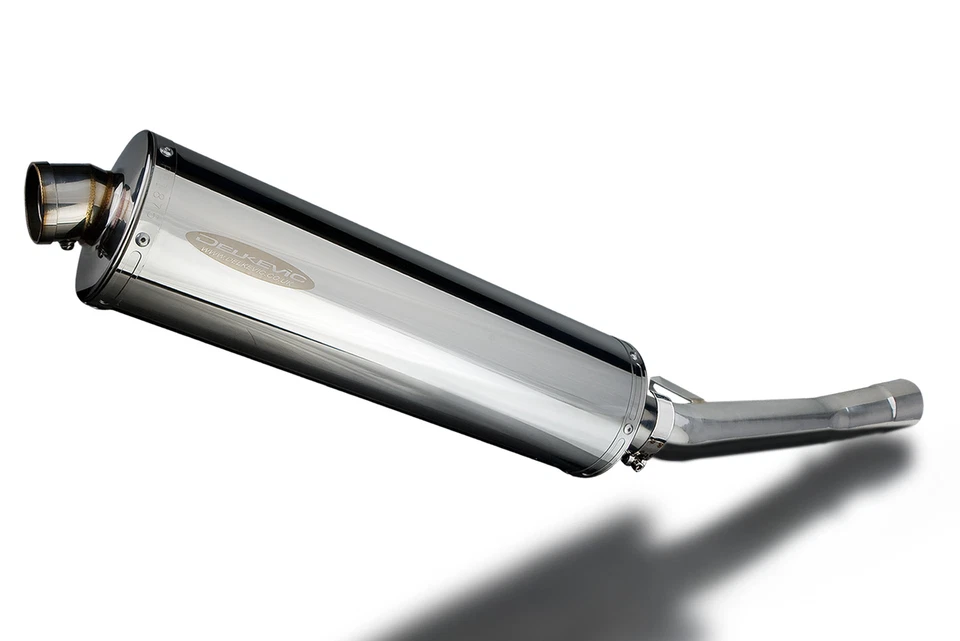 Suzuki GSX750F Sports 1998-2006 комплект овального глушителя из нержавеющей стали без шнуровки 18 дюймов - Изображение 2 из 4