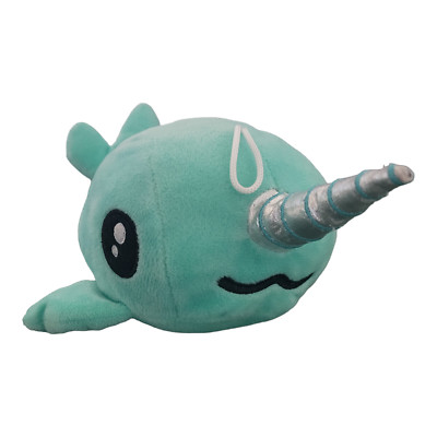 Peek-A-Boo Toys Magical Narwhal Whale Plush Mint Green 11'' Stuffed Animal