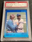 1989 STAR KEN GRIFFEY JR #9 THE FUTURE ROOKIE WHITE BACK PSA 10 POP 99 (626)