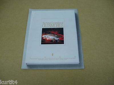 1989 Oldsmobile Toronado Trofeo Ninety-Eight Eighty Eight Cutlass sales brochure
