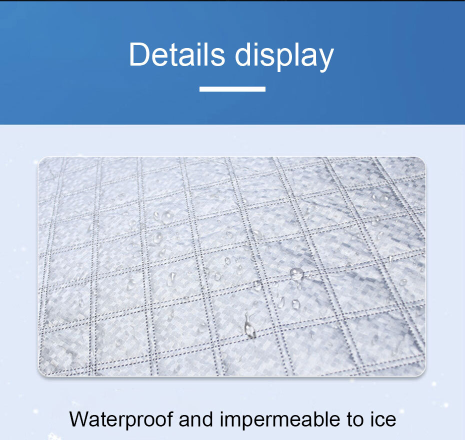 Magnetic Car Windshield Snow Cover Shield Ice Frost Protection For All Weathers