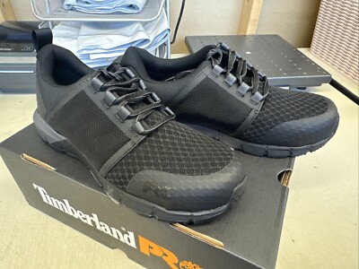 CHOOSE SIZE - Timberland Pro Men's Radius Black Composite Safety Toe Work Shoe