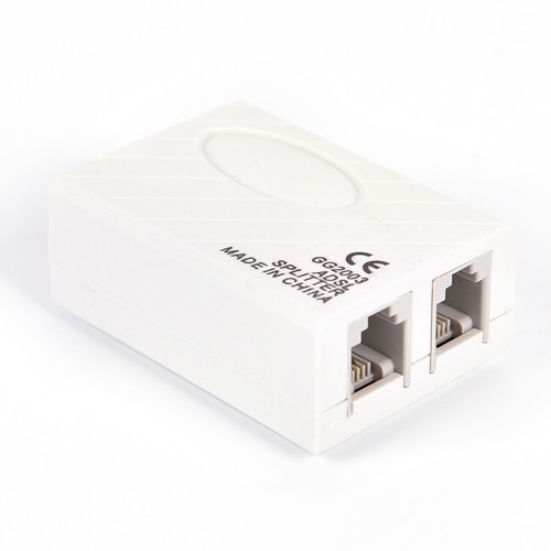 RJ11 Cable Line ADSL Fax Modem Phone Network Jack Micro Filter Splitter Ada`xi - Picture 2 of 6
