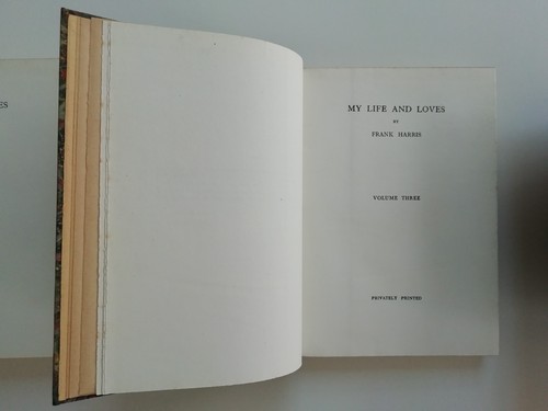 FRANK HARRIS MY LIFE & LOVES PRIVATELY PRINTED IN PARIS LECRAM PRESS 4 VOLUMES - Imagen 10 de 24