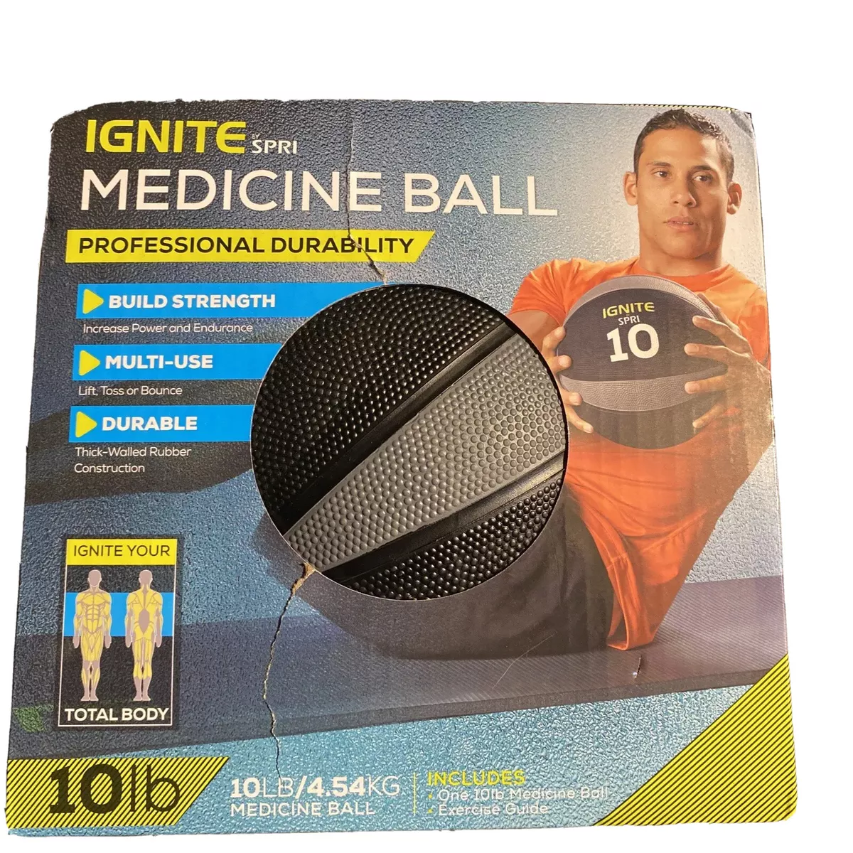 Spri 10 lb medicine ball sales